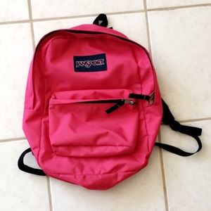 Hot pink jansport back pack!