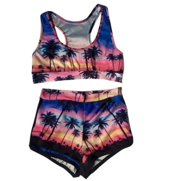 Other - Tropical Island Bikini - Juniors Medium
