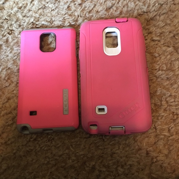 Galaxy note 4 cases! One is an otter box.