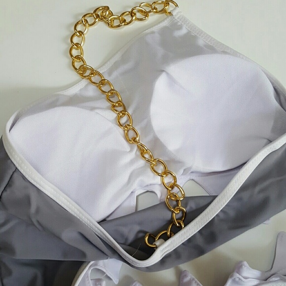 Shark Bite One Piece Bathing Suit - Picture 3 of 4