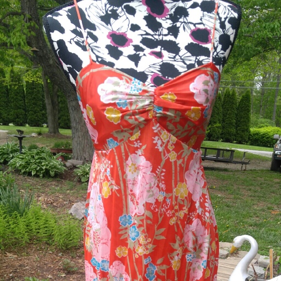 Vintage Vanity Fair Coral Gown Sz 36