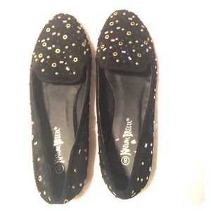Black Sparkle Ballet Flat