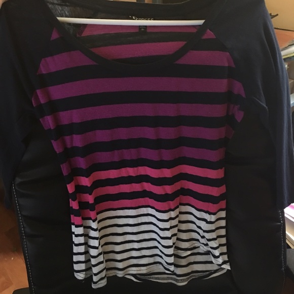 Express striped top