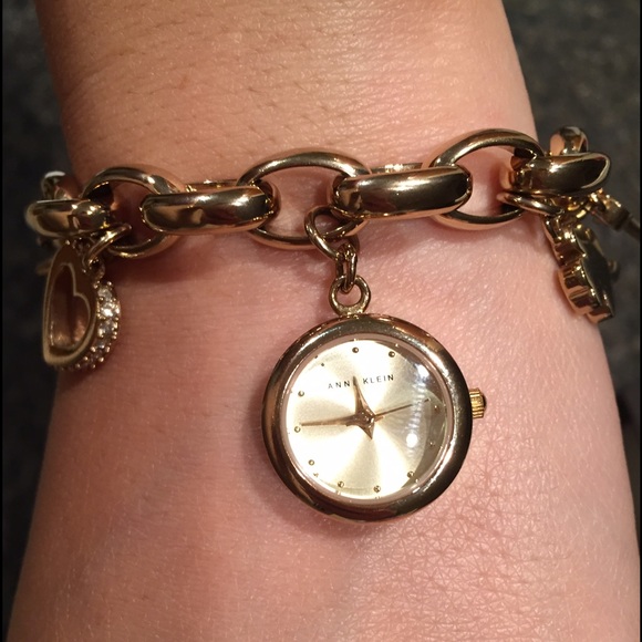 Anne Klein charm bracelet watch✨
