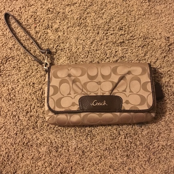 Coach wristlet