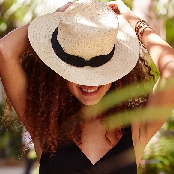 ONE Left! NWT Aerie Panama Hat - Picture 2 of 4