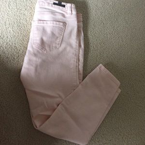 LC Lauren Conrad Pink Ankle Jeans