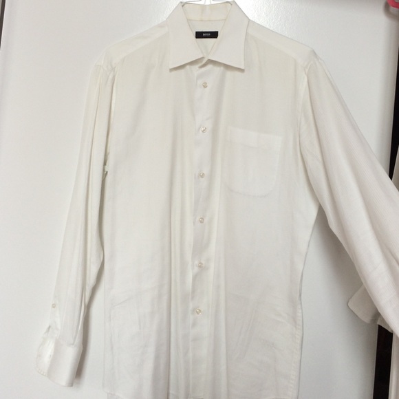 Hugo Boss white button down (men's)
