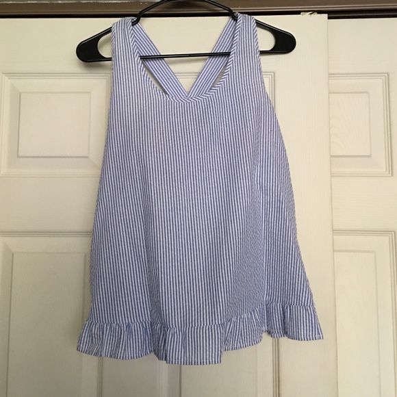Seersucker tank top