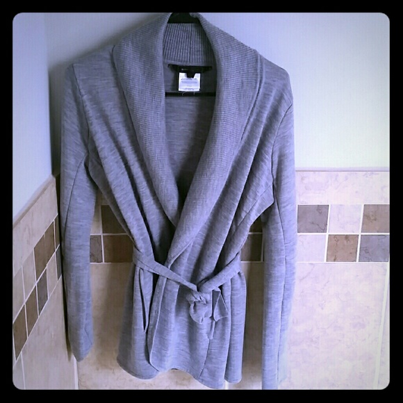 BCBG wool wrap sweater