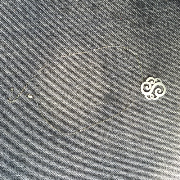 SOLD "S" Monogram Necklace - Picture 4 of 4