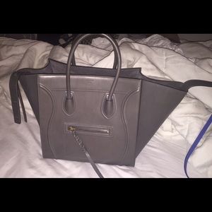 **SOLD**Celine Phantom grey leather bag