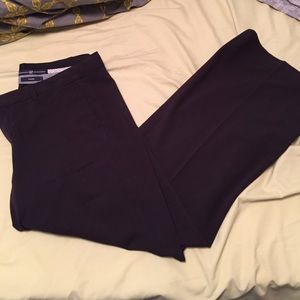 Wide leg trouser pants