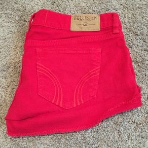 ❌❌red hollister shorts❌❌