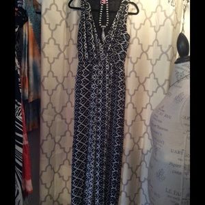 Black & white jumpsuit