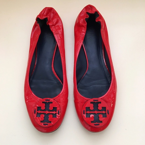 Tory Burch Shoes - Red Tory Burch Flats