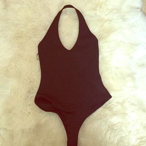 Halter bodysuit