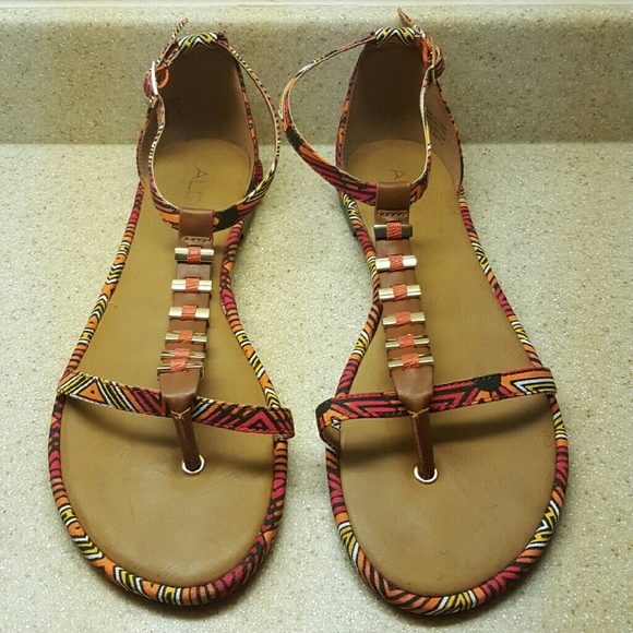 Cute Aztec designed sandals