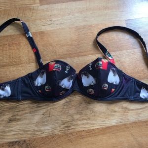 Astronomy oh my swimsuit top cat/burgers/space