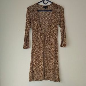 Bebe 100% silk long cardigan