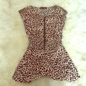 Leopard print romper