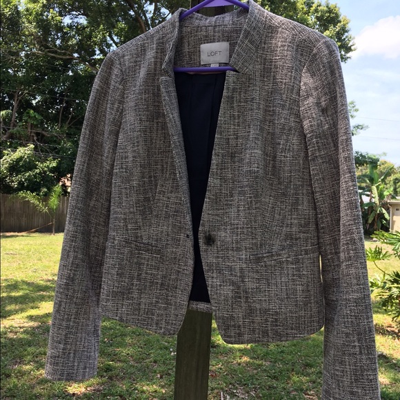 Tan and black blazer