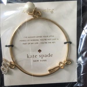 Kate spade bridesmaid charm bracelet