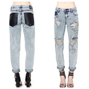 One Teaspoon Awesome Boyfriend Jeans