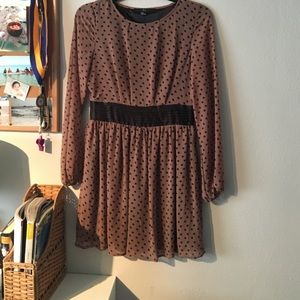 50s influenced midi dress