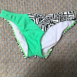 Aztec bottoms. Great with solid black top