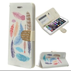 IPhone 6/6s Plus Beautiful Design Flap Wallet Case