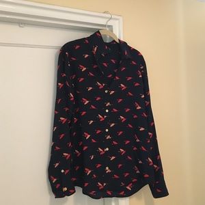 C. Wonder silk blouse