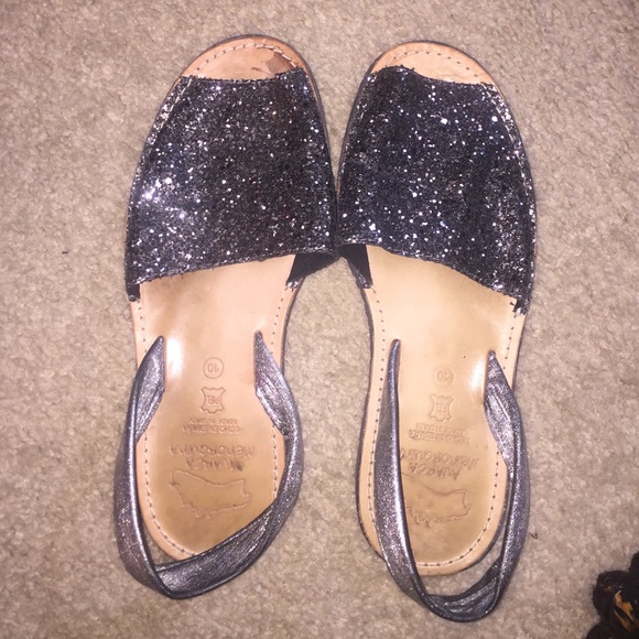 Glitter sandals