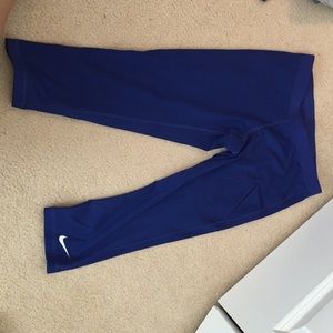 Mike cropped leggings in Blue size Small