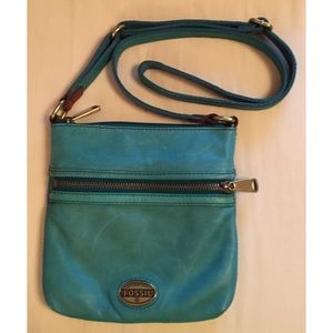 Green Fossil Crossbody