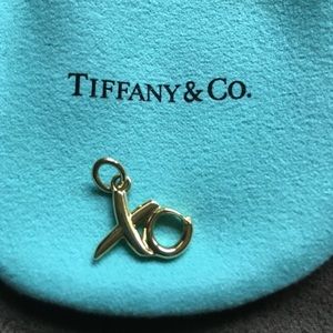 Tiffany & Co. 18k gold XO charm