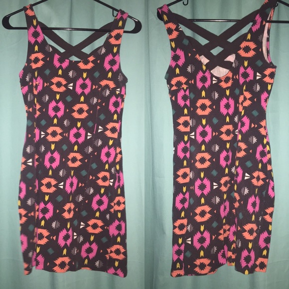 Tribal body con dress