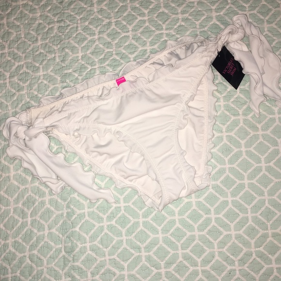 Victoria Secret scrunch bottoms.