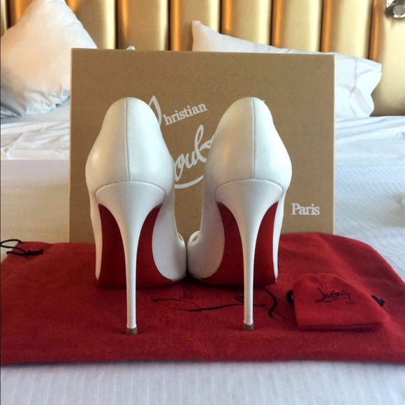 ✨Christian Louboutin✨ White So Kate