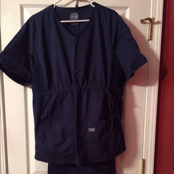 Cherokee Navy maternity scrubs
