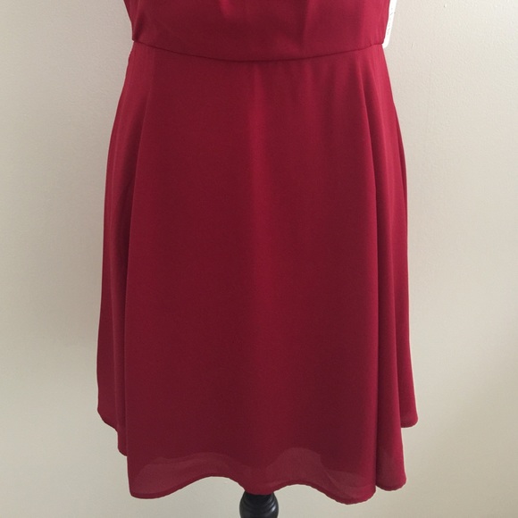 Charming Charlie Red Dark Dress -NWT - Picture 3 of 4