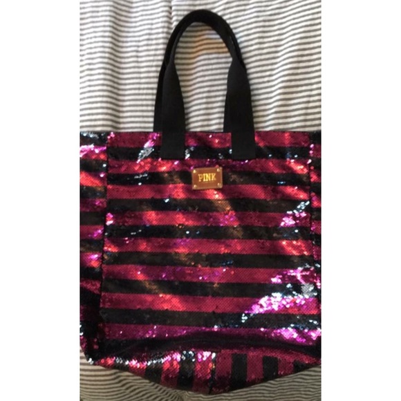 PINK Victoria's Secret Handbags - Victoria Secret Sequins bag