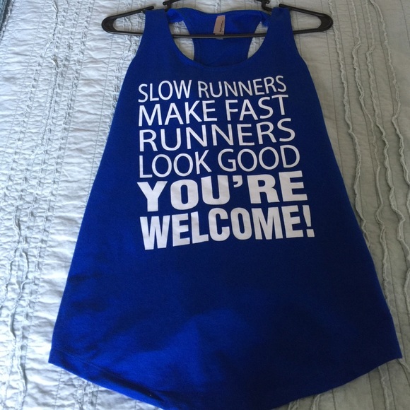 Next level Tops - ❌SOLD❌ Blue running tank