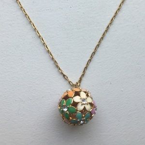 J. Crew Floral Necklace