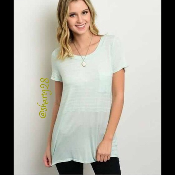 ✳️Sale✳️Mint Knit Top - Picture 2 of 4