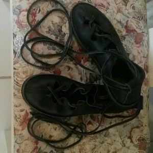 More pics of black renaissance lace up shoes