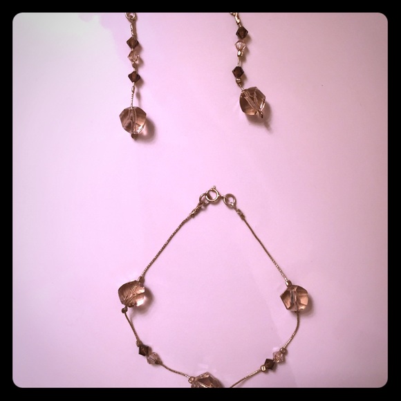 Earrings and bracelet Italy 925