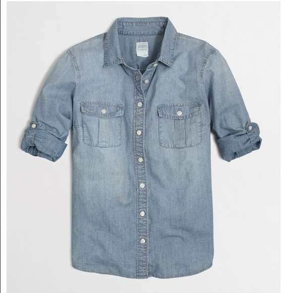 J. Crew classic chambray shirt