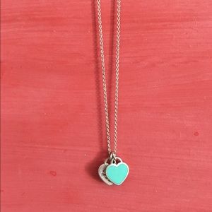 Tiffany & Co. Double Heart Tag Pendant