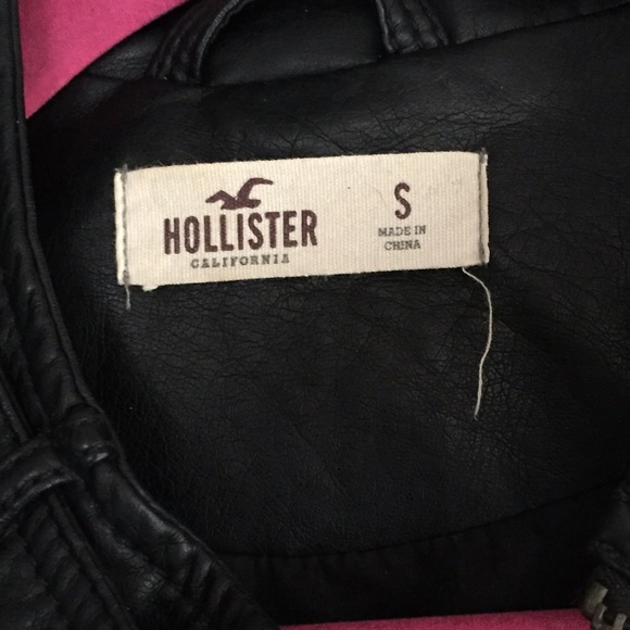 🔴SOLD LOCALLY🔴Hollister Faux Leather Jacket - Picture 3 of 4